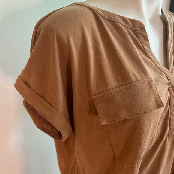 J. Jill So-Soft Knit Camp Shirt - size Medium - Picture 2 of 8